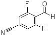 structure of CAS# 467442-15-5, 4-Cyano-2,6-difluorobenzaldehyde