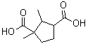 CAS # 469-70-5, Santenic acid, 1,2-Dimethyl-1,3-cyclopentanedicarboxylic acid