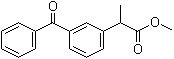 Methyl 2-(3-benzoylphenyl)propanoate molecular structure (CAS 47087-07-0)