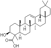 alpha-乳香酸分子结构 (CAS 471-66-9)