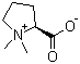 structure of CAS# 471-87-4, N,N-Dimethyl-L-proline