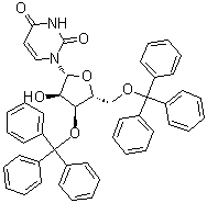 structure of CAS# 4710-75-2, 3',5'-Di-O-trityluridine
