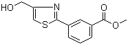 3-[4-(Hydroxymethyl)thiazol-2-yl]benzoic acid methyl ester molecular structure (CAS 473538-10-2)