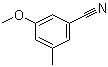 3-甲氧基-5-甲基苯甲腈分子结构 (CAS 473923-98-7)