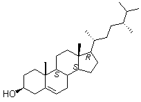 Campasterol molecular structure (CAS 474-62-4)