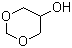Glycerol formal molecular structure (CAS 4740-78-7)