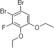 1,2-Dibromo-4,5-diethoxy-3-fluorobenzene molecular structure (CAS 474554-34-2)