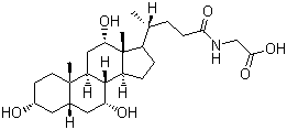 甘氨胆酸分子结构 (CAS 475-31-0)