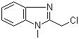 structure of CAS# 4760-35-4, 2-(Chloromethyl)-1-methyl-1H-benzimidazole