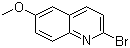 2-Bromo-6-methoxyquinoline molecular structure (CAS 476161-59-8)