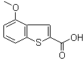 structure of CAS# 476199-14-1, 4-Methoxybenzothiophene-2-carboxylic acid