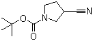 structure of CAS# 476493-40-0, 1-N-Boc-3-Cyanopyrrolidine