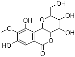 岩白菜素分子结构 (CAS 477-90-7)