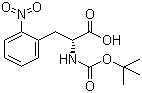 structure of CAS# 478183-69-6, Boc-D-2-nitrophenylalanine