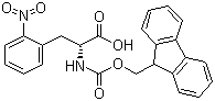 N-[(9H-芴-9-基甲氧基)羰基]-2-硝基-D-苯丙氨酸分子结构 (CAS 478183-70-9)