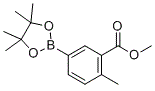Methyl 2-methyl-5-(4,4,5,5-tetramethyl-1,3,2-dioxaborolan-2-yl)benzoate molecular structure (CAS 478375-39-2)