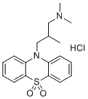 CAS # 4784-40-1, Oxomemazine hydrochloride, 3-(5,5-dioxophenothiazin-10-yl)-N,N,2-trimethylpropan-1-amine,hydrochloride