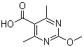 2-甲氧基-4,6-二甲基嘧啶-5-甲酸分子结构 (CAS 4786-61-2)