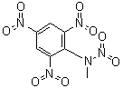 CAS # 479-45-8, 2,4,6-Trinitro-N-methyl-N-nitroaniline, 2,4,6-Trinitrophenyl-N-methylnitramine, 2,4,6-Trinitrophenylmethylnitroamine, CE, N-Methyl-N,2,4,6-tetranitroaniline, N-Methyl-N-picrylnitramine, N-Picryl-N-methylnitramine, NSC 2166, Nitramine, Nitramine (indicator), Picrylmethylnitramine, Picrylnitromethylamine, Tetralit, Tetralite, Tetril, Tetryl