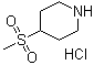 CAS 登录号：479611-96-6, 4-(甲基磺酰基)哌啶盐酸盐