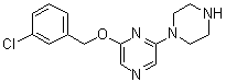 structure of CAS# 479683-64-2, 6'-(3-氯苄基氧基)-3,4,5,6-四氢-2H-[1,2']联吡嗪
