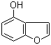4-苯并呋喃酚分子结构 (CAS 480-97-7)