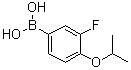 structure of CAS# 480438-54-8, 3-Fluoro-4-isopropoxybenzeneboronic acid
