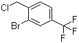 structure of CAS# 480438-96-8, 2-Bromo-1-(chloromethyl)-4-(trifluoromethyl)benzene