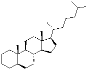 structure of CAS# 481-21-0, (5alpha)-胆甾烷