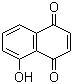 5-羟基对萘醌分子结构 (CAS 481-39-0)