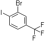 structure of CAS# 481075-58-5, 2-Bromo-1-iodo-4-trifluoromethylbenzene