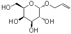 structure of CAS# 48149-72-0, 烯丙基 alpha-D-吡喃半乳糖苷