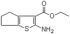 structure of CAS# 4815-29-6, 2-氨基-5,6-二氢-4H-环戊并[b]噻吩-3-甲酸乙酯