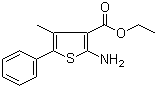 CAS # 4815-38-7, Ethyl 2-amino-4-methyl-5-phenylthiophene-3-carboxylate, 2-Amino-4-methyl-5-phenyl-3-thiophenecarboxylic acid ethyl ester