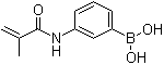 structure of CAS# 48150-45-4, 3-Methacrylamidophenylboronic acid