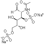 CAS 登录号：481649-96-1, 2-(乙酰氨基)-2-脱氧-D-葡萄糖 3,6-二(硫酸氢酯)二钠盐