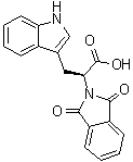 structure of CAS# 48208-26-0, N-Phthaloyl-L-tryptophan