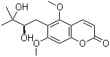 structure of CAS# 483-90-9, 毛两面针素