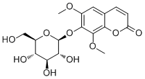 structure of CAS# 483-91-0, Calycanthoside
