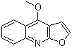 白鲜碱分子结构 (CAS 484-29-7)