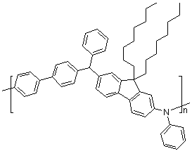 Poly[(phenylimino)(9,9-dioctyl-9H-fluorene-2,7-diyl)(phenylimino)[1,1'-biphenyl]-4,4'-diyl] molecular structure (CAS 484032-91-9)
