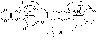 structure of CAS# 4845-99-2, Brucine sulfate