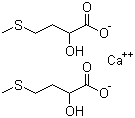 structure of CAS# 4857-44-7, DL-alpha-Hydroxymethionine calcium salt