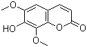 structure of CAS# 486-21-5, Isofraxidin
