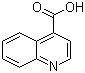 Quinoline-4-carboxylic acid molecular structure (CAS 486-74-8)
