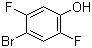 4-溴-2,5-二氟苯酚分子结构 (CAS 486424-36-6)