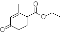 structure of CAS# 487-51-4, 2-Methyl-4-oxo-2-cyclohexene-1-carboxylic acid ethyl ester