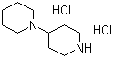4-哌啶基哌啶二盐酸盐分子结构 (CAS 4876-60-2)