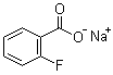 2-氟苯甲酸钠分子结构 (CAS 490-97-1)