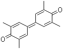 3,3'5,5'-四甲基-4,4'-联苯醌分子结构 (CAS 4906-22-3)